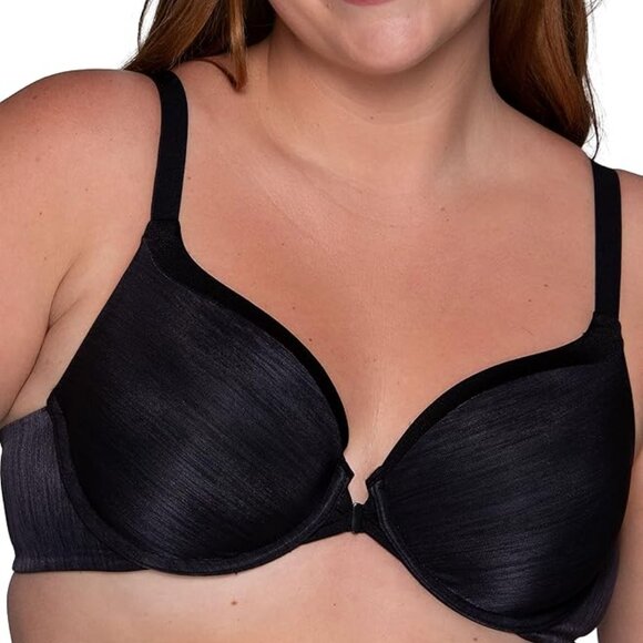 **Vanity Fair** Illumination Front-Closure 3-Way Convertible Bra Black 34D - Picture 1 of 5